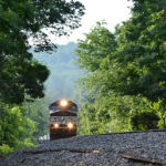 A Late NS 212 Over the Hill at Linden