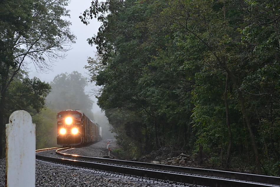 CP #8852 leads NS train 290 near Linden, Virginia on 9/30/2016