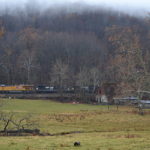 NS Train 211 is led by UP #2689 near Linden, Virginia on 11/29/2016.