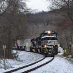 NS D9-44CWs #9731 leads a short train 211 through Markham, Va on 3/15/2017.