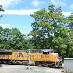 NS train 211 is led by UP ES44AC #2532 as it heads east on the NS B-line through Fauquier County, VA on 8/24/2017.