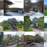 Images from S.P. Gass's 2018 Norfolk Southern B-Line Calendar