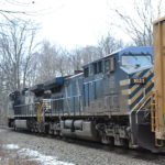 NS train 36Q with a CEFX AC4400CW #1031 trailing on 2/1/2018 in Linden Hill in Virginia.