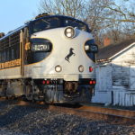 NS F-9A #4970 leads train 954 north past White Post, VA on 4/28/2018.