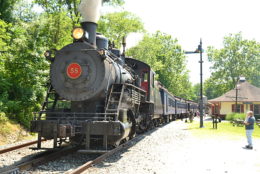 Wilmington and Western #58 Preparting to Depart Greenbank station on 6/17/2018.